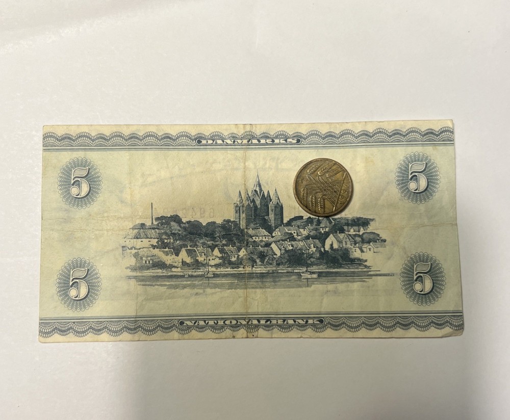 🇩🇰 Denmark 5 kroner 1936 Banknote
