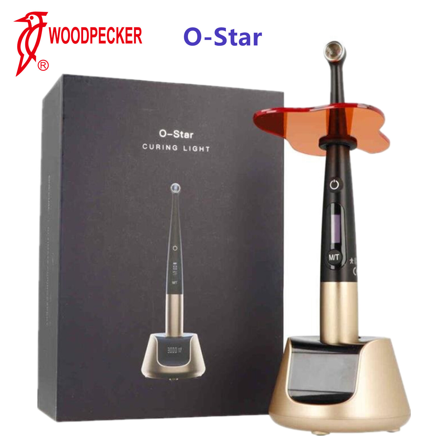 Woodpecker O-Star O Star Pro Dental Curing Light 1 Sec Cure Wide-Spectrum