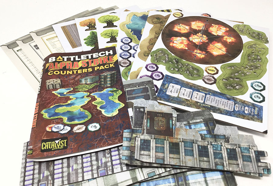 Counters Pack Alpha Strike Battletech Miniatures Game Catalyst Game Labs