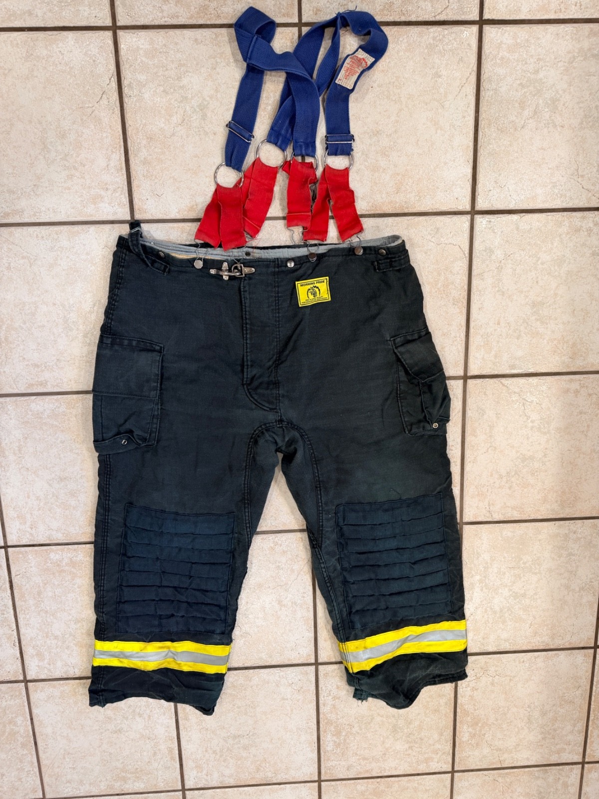 Morning Pride Bunker Pants Turnout Gear Size 48W x 30I  Old FDNY Style