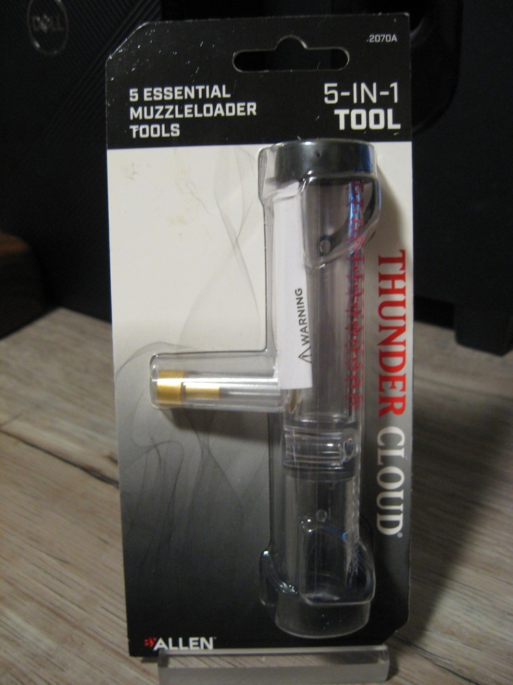 Thunder Cloud Muzzleloader 5-IN-1 Tool Black Powder Tools 2070A