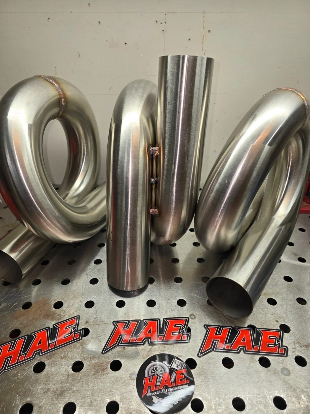 HAE 3" equal length Stainless exhaust loop
