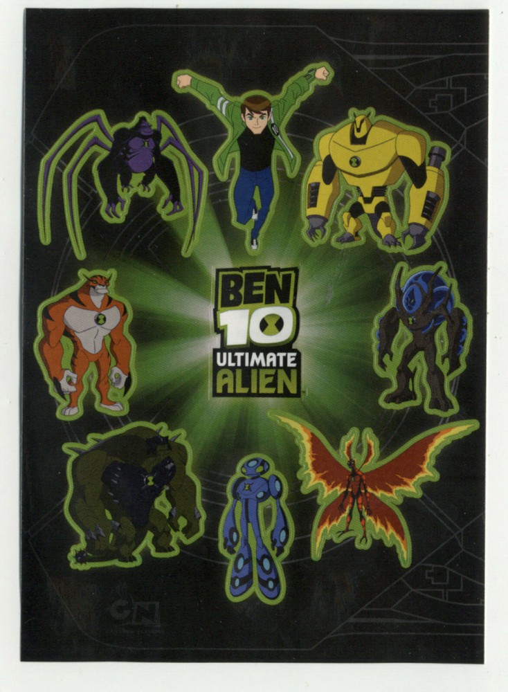 Ben 10 Ultimate Alien Sticker Sheet