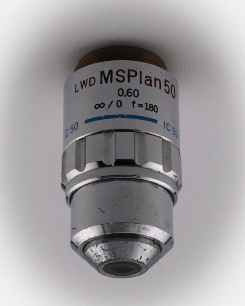 Olympus LWD MSPlan 50X  Metallurgical Microscope Objective