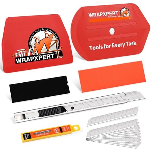 Vinyl Wrap Tools, 6 PCS Car Wrap Kit Application Tools Includes Utility 23 PCS