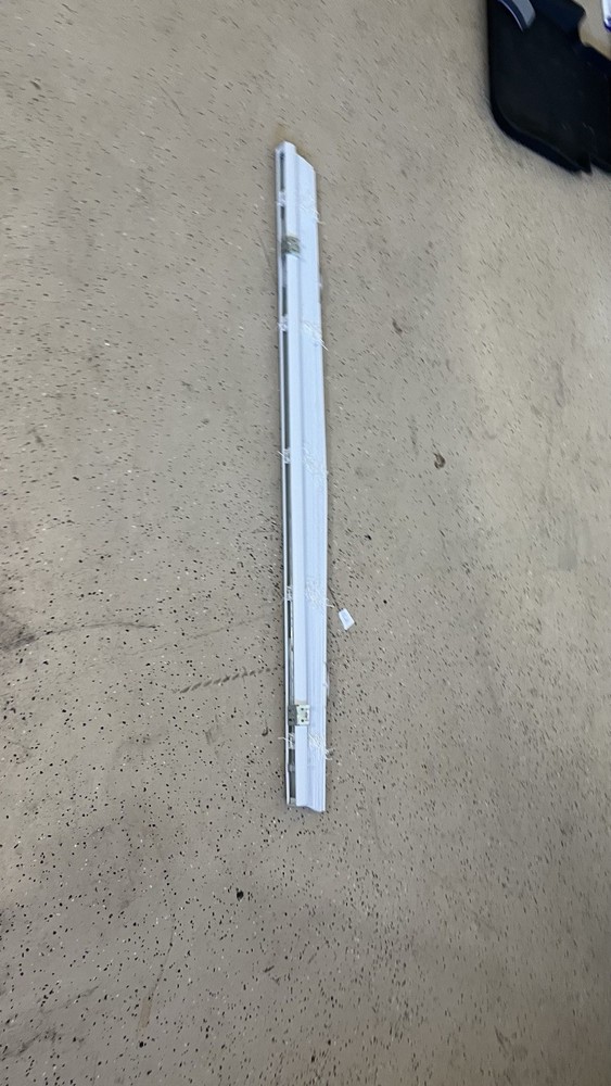 White Plastic Plantation Blind Shutter Slats/Panels with Hinges/Hardware