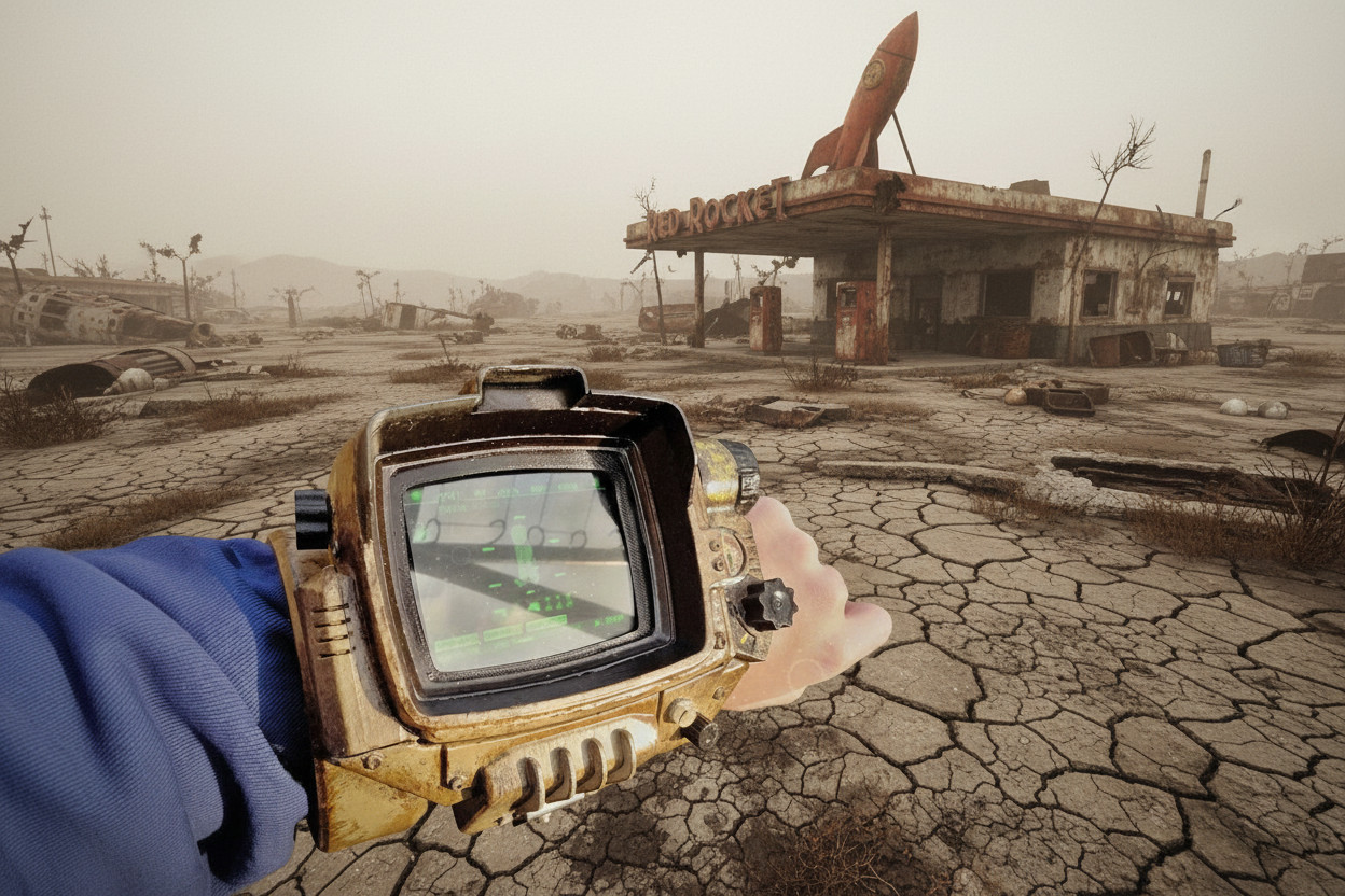 Pipboy 3000 MKIV Use with a Phone with Moving Knobs and Dial | Raw DIY KIT