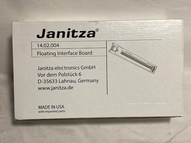 Janitza Floating Interface Board 24 Channels CTS24FBV - NEW - FAST SHIPPING