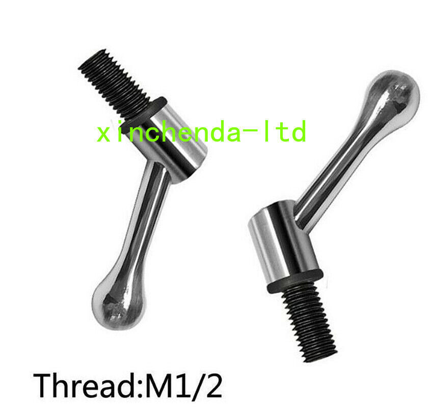 2PCS Bridgeport Milling Machine Part Table Lock Bolt Mill Handle 1/2 Thread Tool