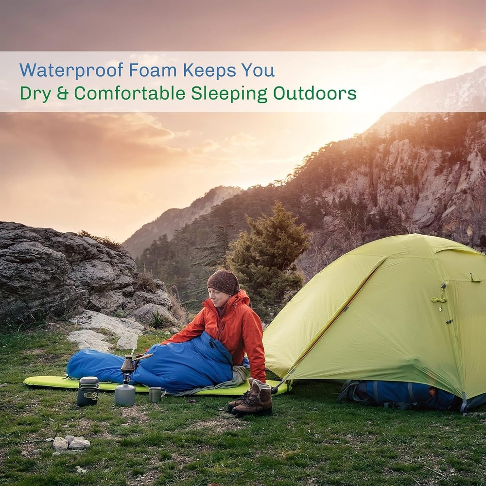 Compact Backpacking Mattress - Lightweight 1-Inch