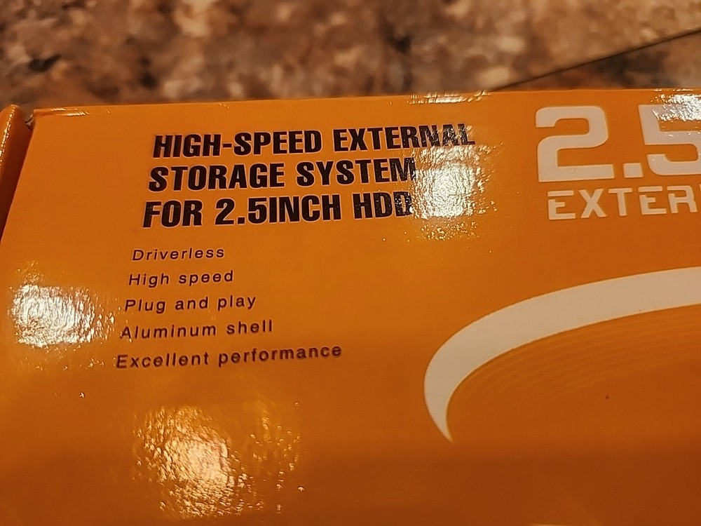 2.5 HDD External case high speed external storage system 2TB