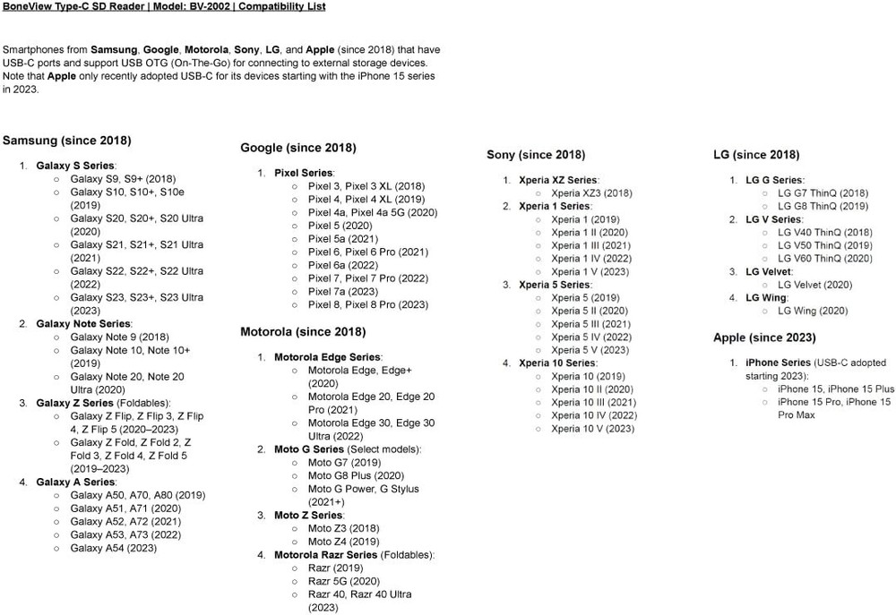SD Card Reader for Android - Type C USB Trail Camera Viewer by - Backup Play ...