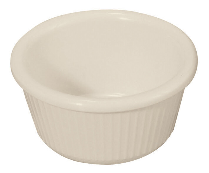 3oz Fluted Ramekins, Bone (8 Dozen)