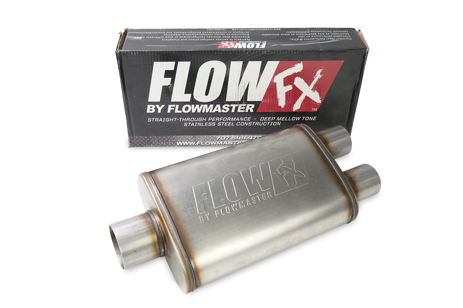 For Ford F-150 Truck 04-14 2.5" Dual Exhaust Kits Flowmaster Flow FX Black C Tip