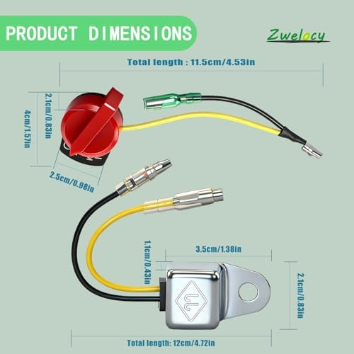 Small Engine ON Off Engine Stop Switch 36100-ZE1-015 Low Oil Sensor for Hon-da