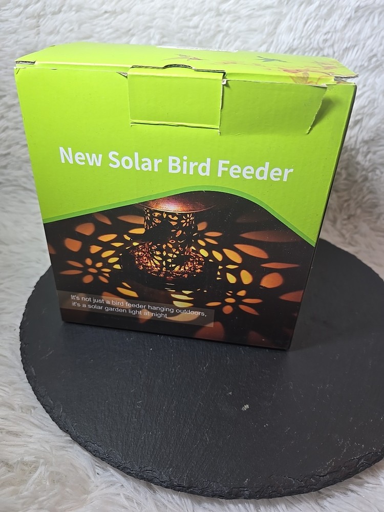 New Solar Bird Feeder