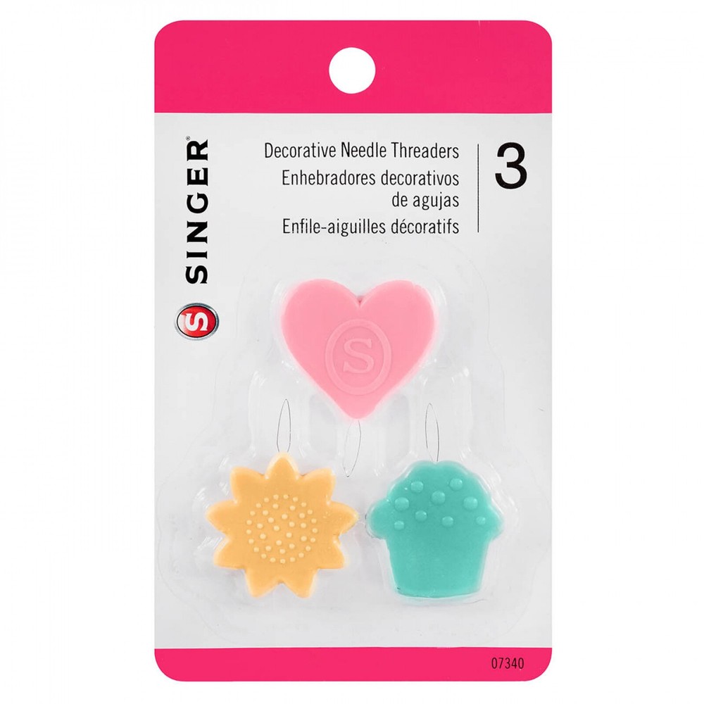 Singer Decorative Needle Threaders 3 Count 07340