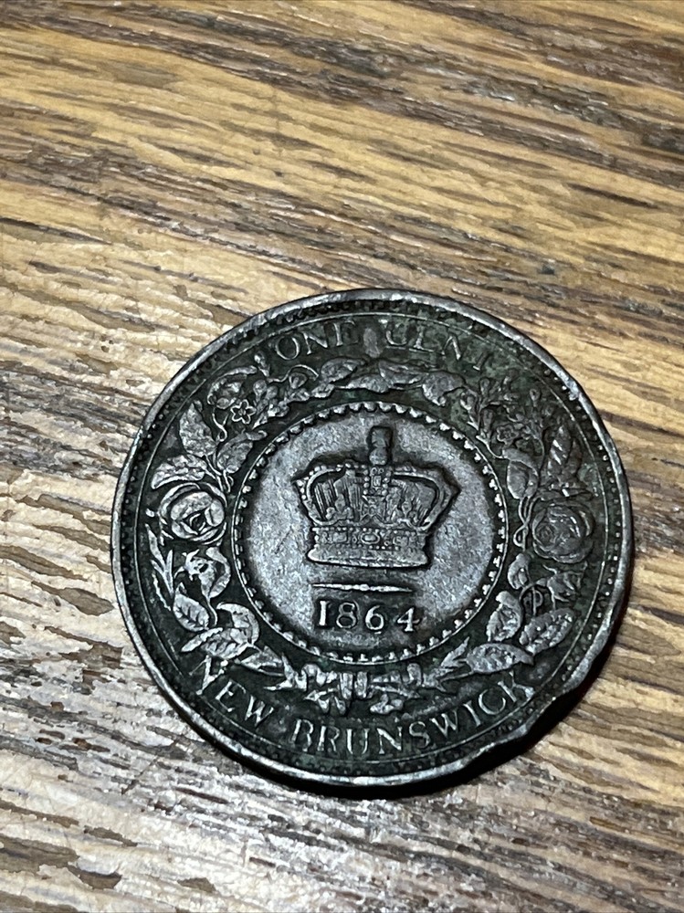 1864 Canada New Brunswick 1 Cent
