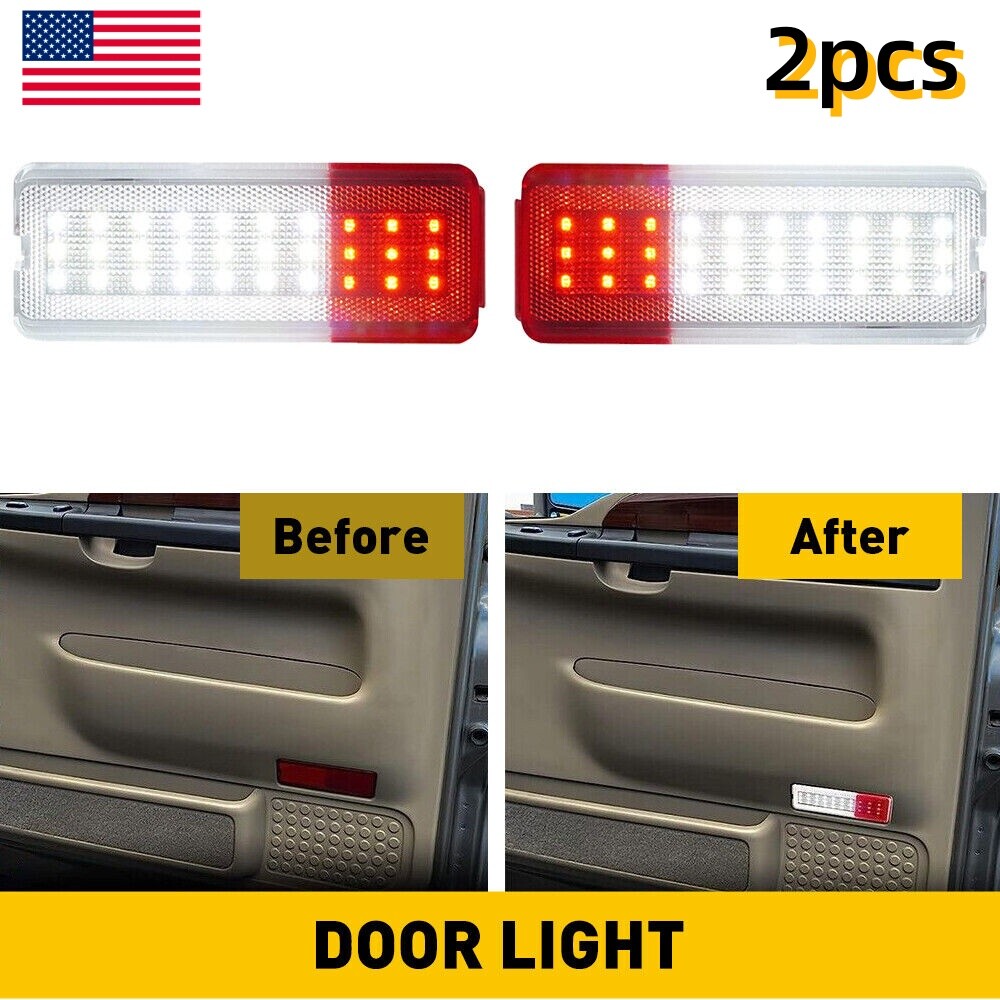 Interior Door Panel Light Reflector For 99-07 Ford Super Duty F250 F350 F450 EOA