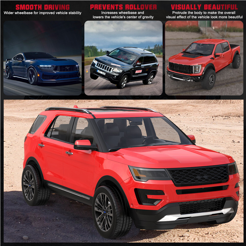 4Pcs 2 inch 6 Lug 6x5.5 Wheel Spacers fits Chevy Silverado 1500 Suburban Sierra