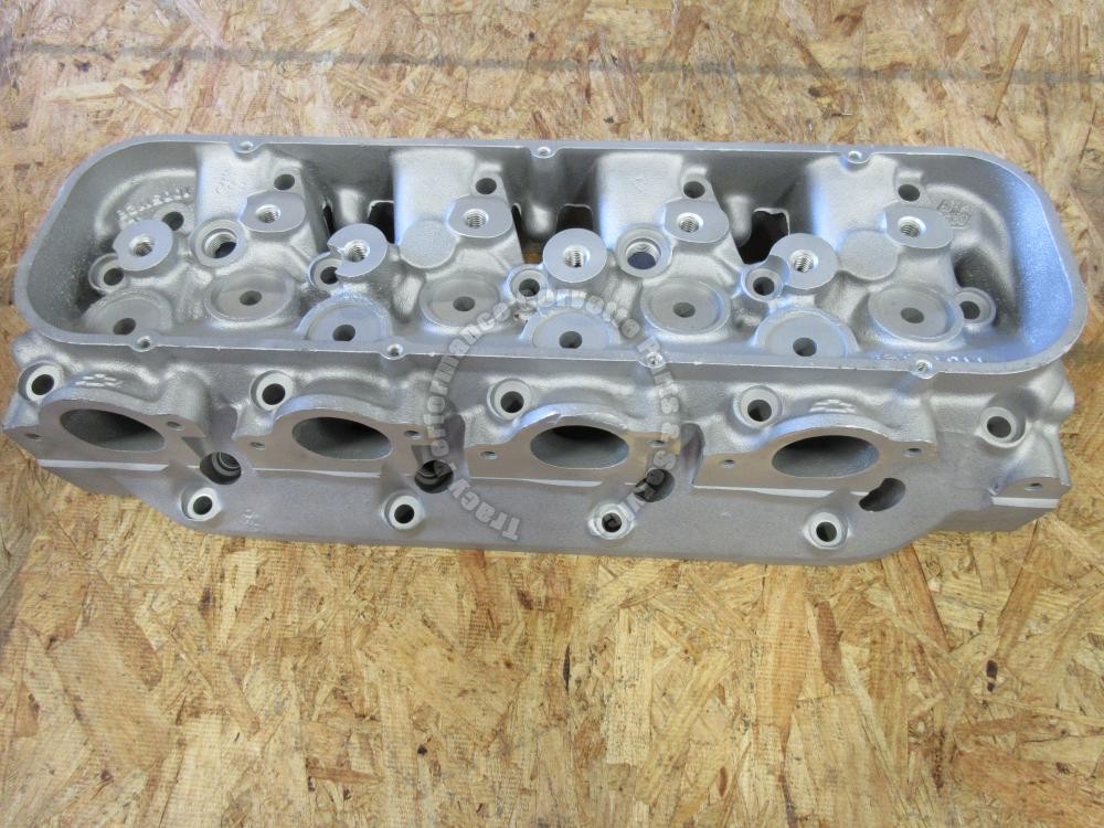 One New Chevy 10051128 Alum Symmetrical Bow Tie Pro Stock Semi-Finished BBC Head
