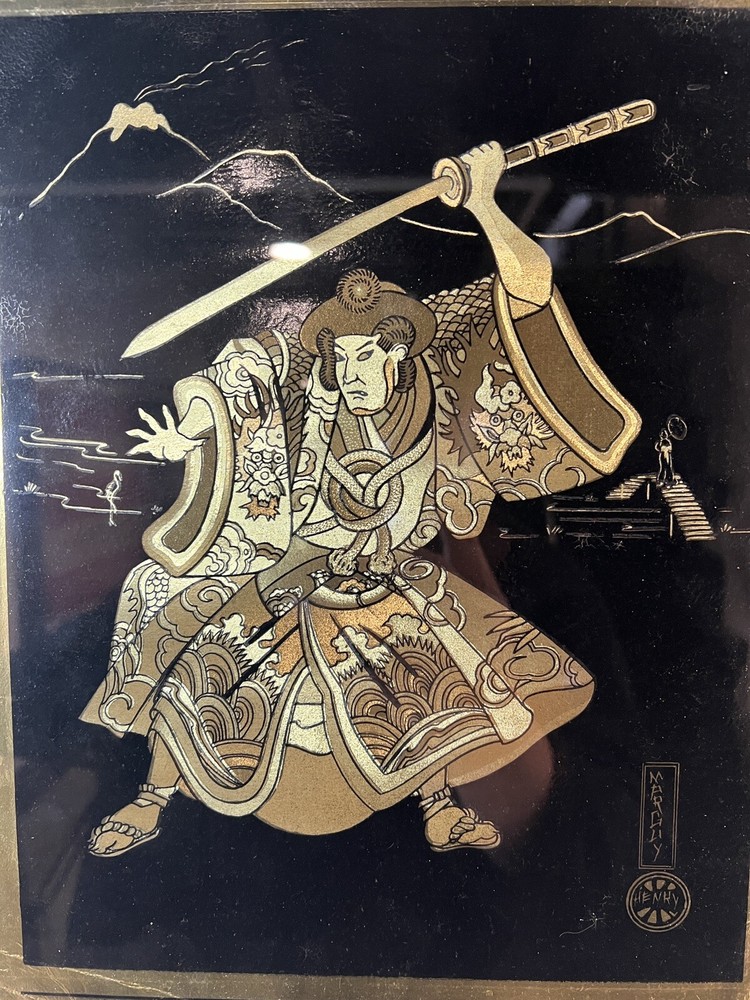 Vintage Samurai Art