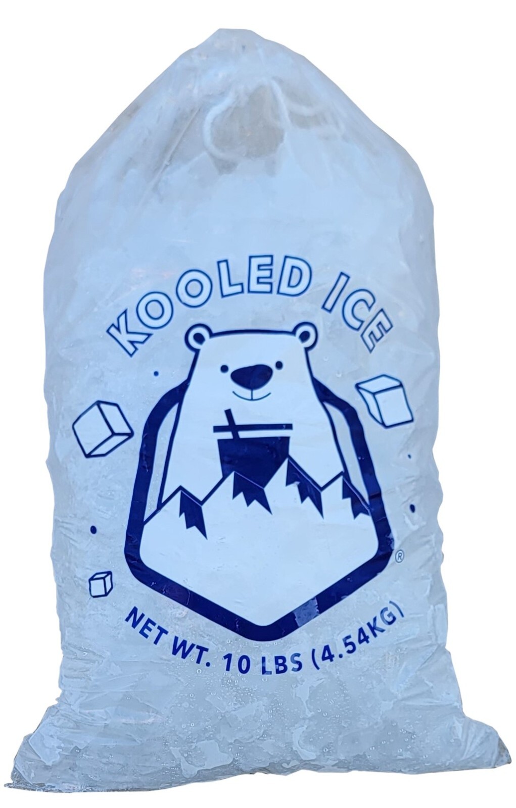 8 lb / 10 lb / 20 lb Ice Bags with Drawstring