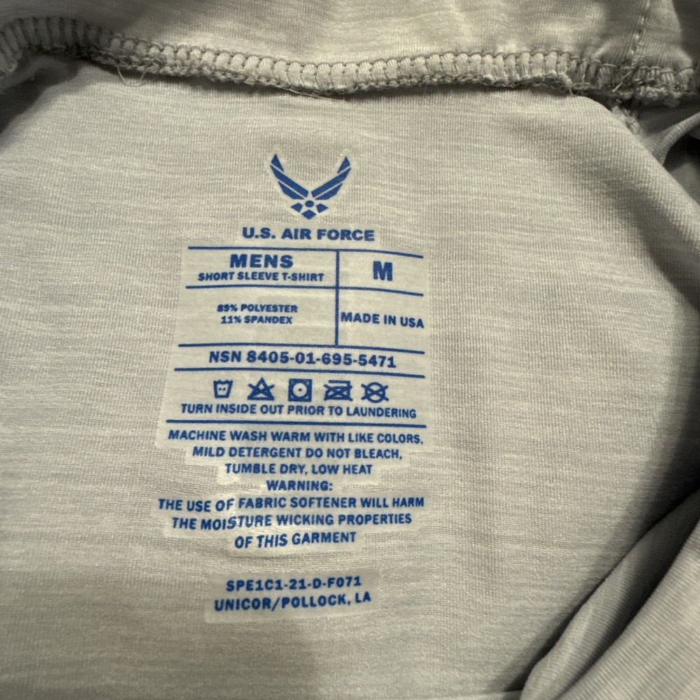 New Improved USAF PTG Shirt - Size medium