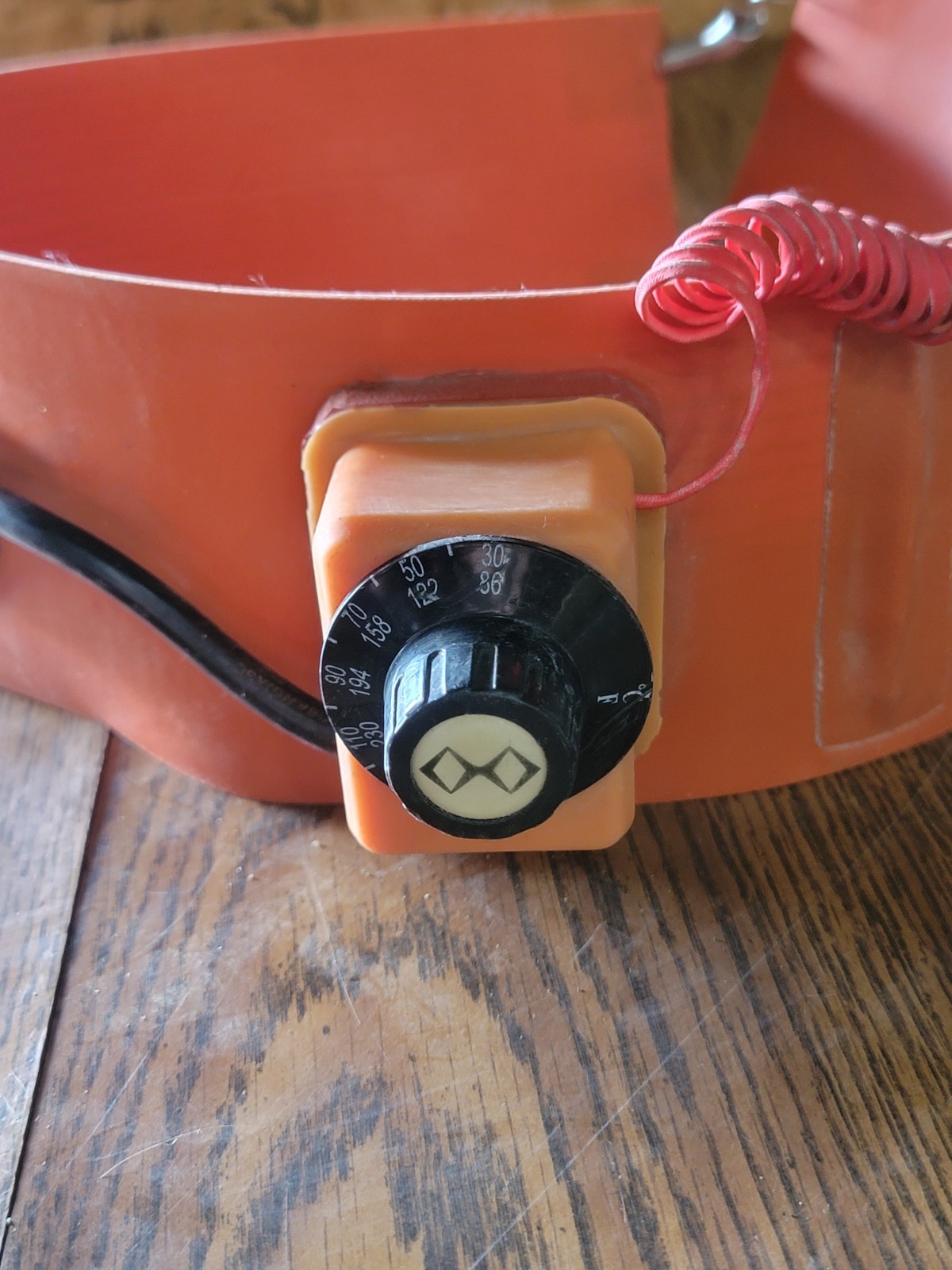 110V Oil Drum Heater Silicone Heating Blanket 1.5mm Rubber Heater