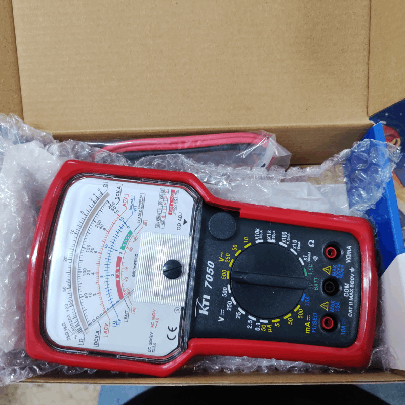 KT7050 Portable Analog Multimeter Multifunction High Sensitivity High Ohm Test