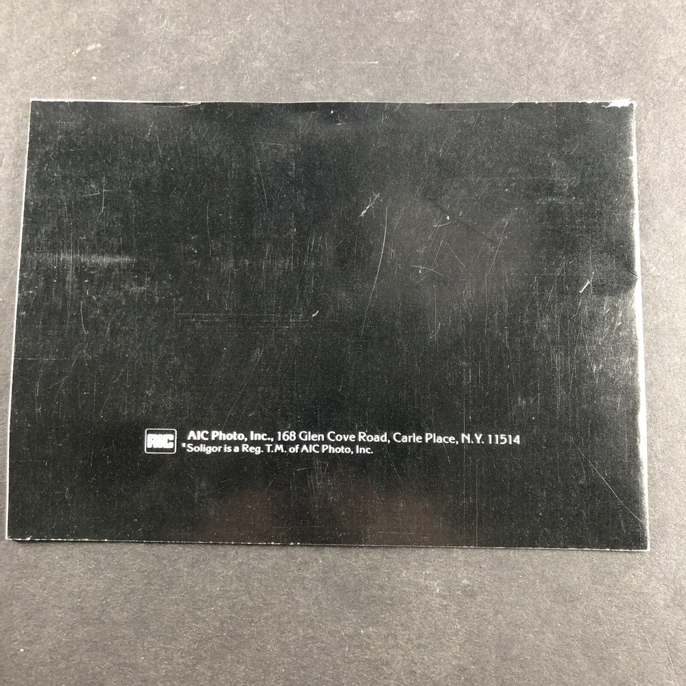Soligor C/D Lenses Instruction Manual Owners Guide