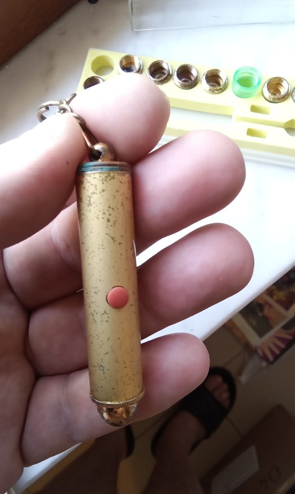 Laser Point Laser Pointer *NOT WORKING*Not Functioned Gold 1990