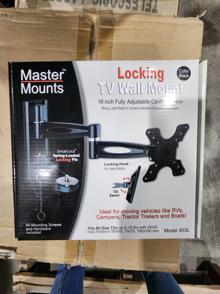 Master Mounts Locking TV Wall Mount
