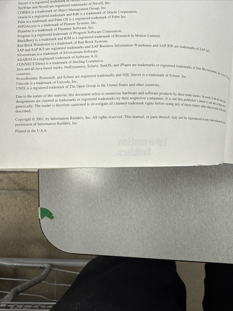 Webfocus Creating Reports Version 4 Release 3 Information Builders 2001 Rare VG