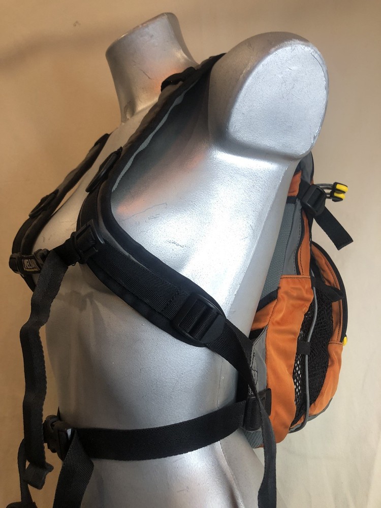 CamelBak M.U.L.E. Hydration Backpack Orange/Gray 3L/100oz No Bladder