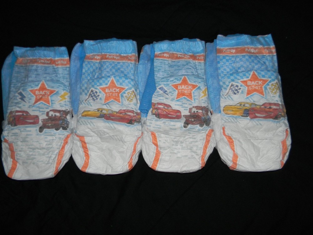 4 sample Huggies Pull-ups 5t-6t over 40-60 Lbs .