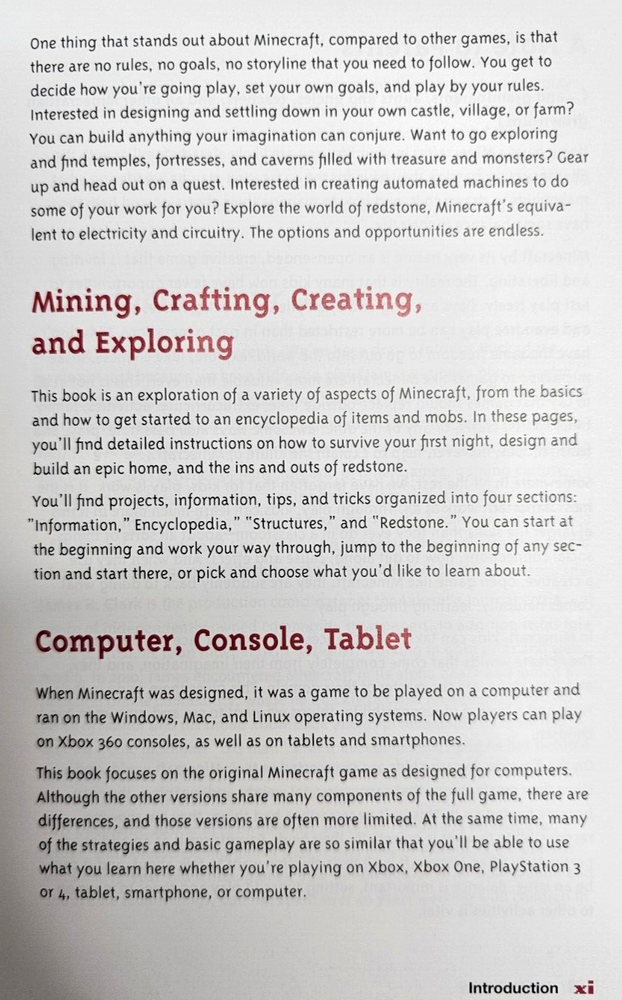 2015 Visual Guide to Minecraft Tips Hints Projects Clark Dunsmann Moltz Book