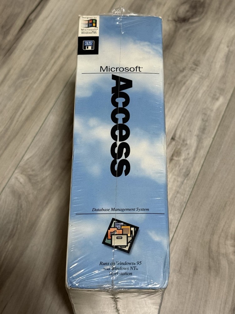 Rare New / Microsoft Access Designed For Windows 95 / NT ~ New Sealed