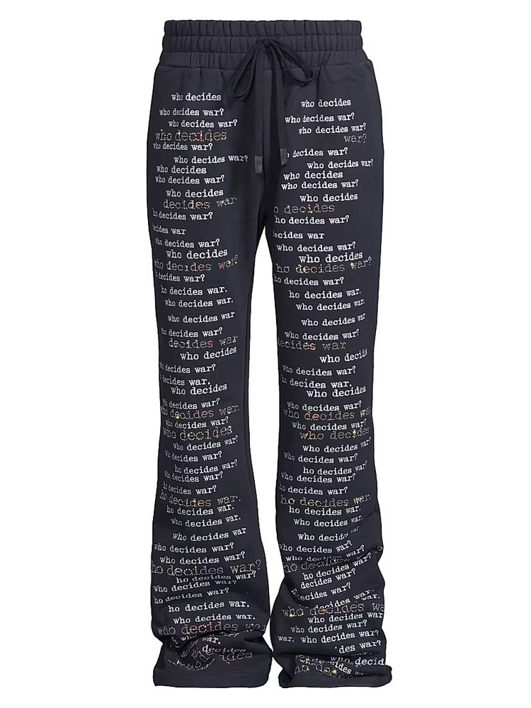 Who Decides War Scripture Sweatpants