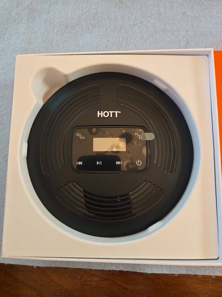 HOTT CD903 Portable CD Player, Personal Compact CD Player NEW