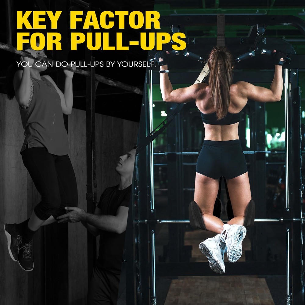 Ayombo Pull Up Assistance Bands, Bands 1-Black