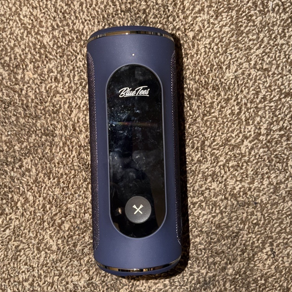 Blue Tees Portable Speaker Blue Compact Wireless Audio Device