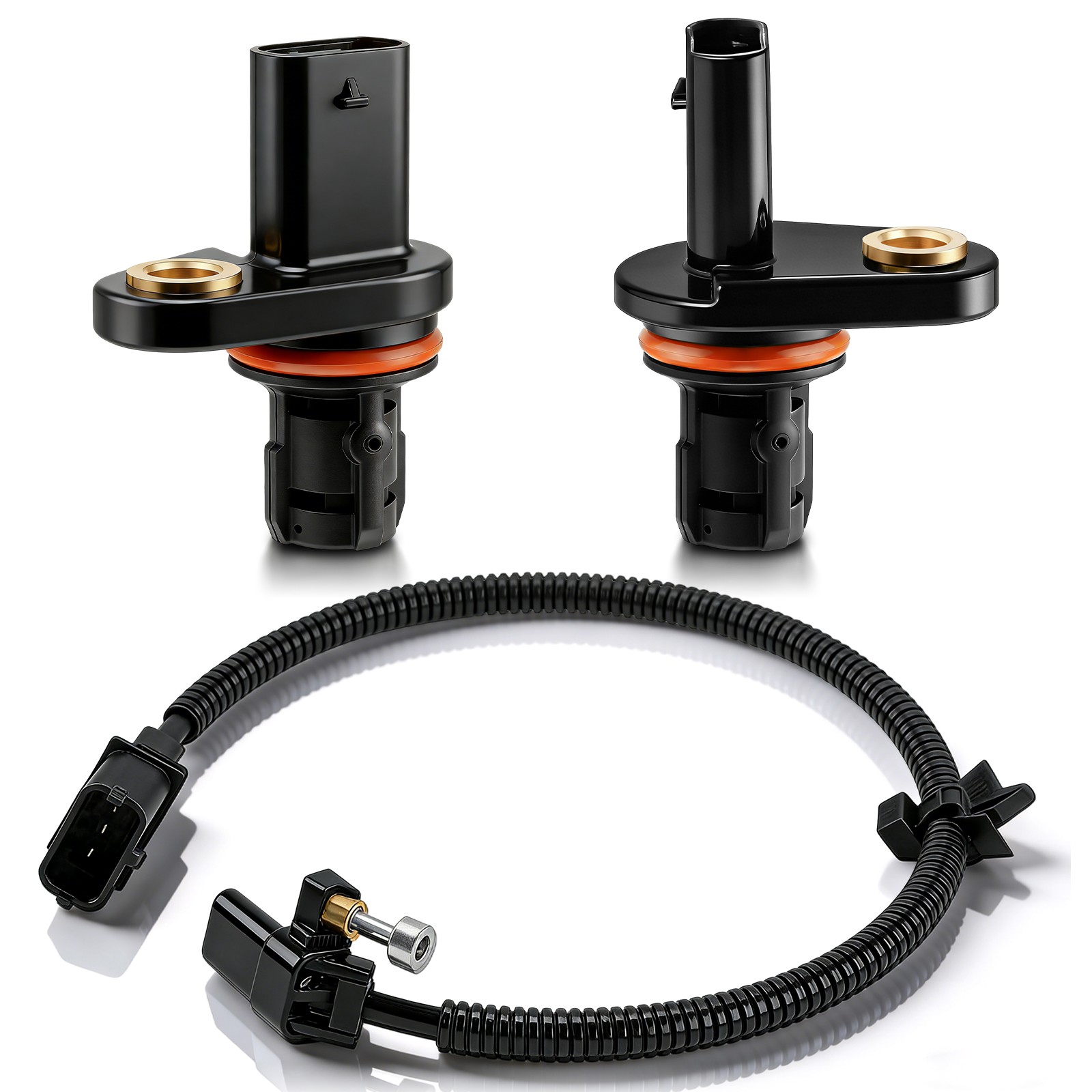 2x Camshaft + 1x Crankshaft Position Sensor for Chevrolet Cruze Sonic L4 1.8L