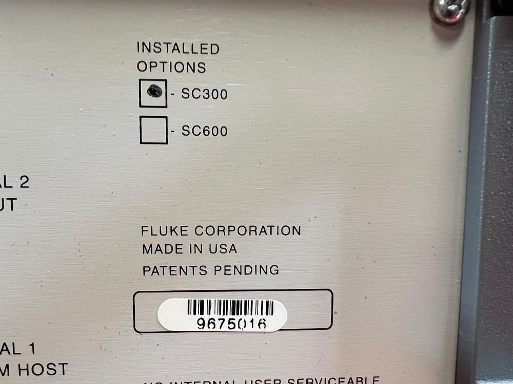 Fluke 5500A Opt. SC300 Multi-Function Calibrator, 9675016