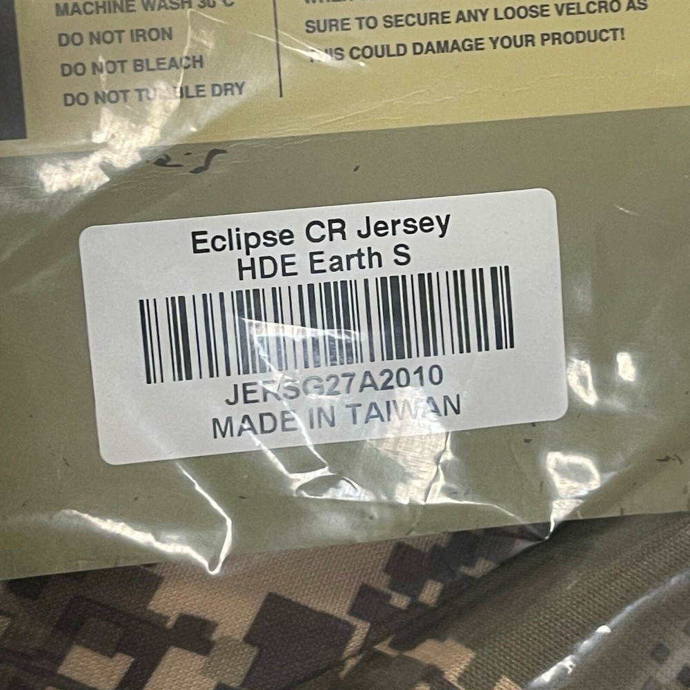 NEW Planet Eclipse CR (Combat Ready) Paintball Jersey - HDE Earth - Small