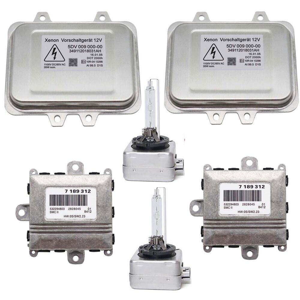 2x For BMW E60 E65 Xenon Ballast HID Bulb Adaptive Drive Control Unit Module Kit