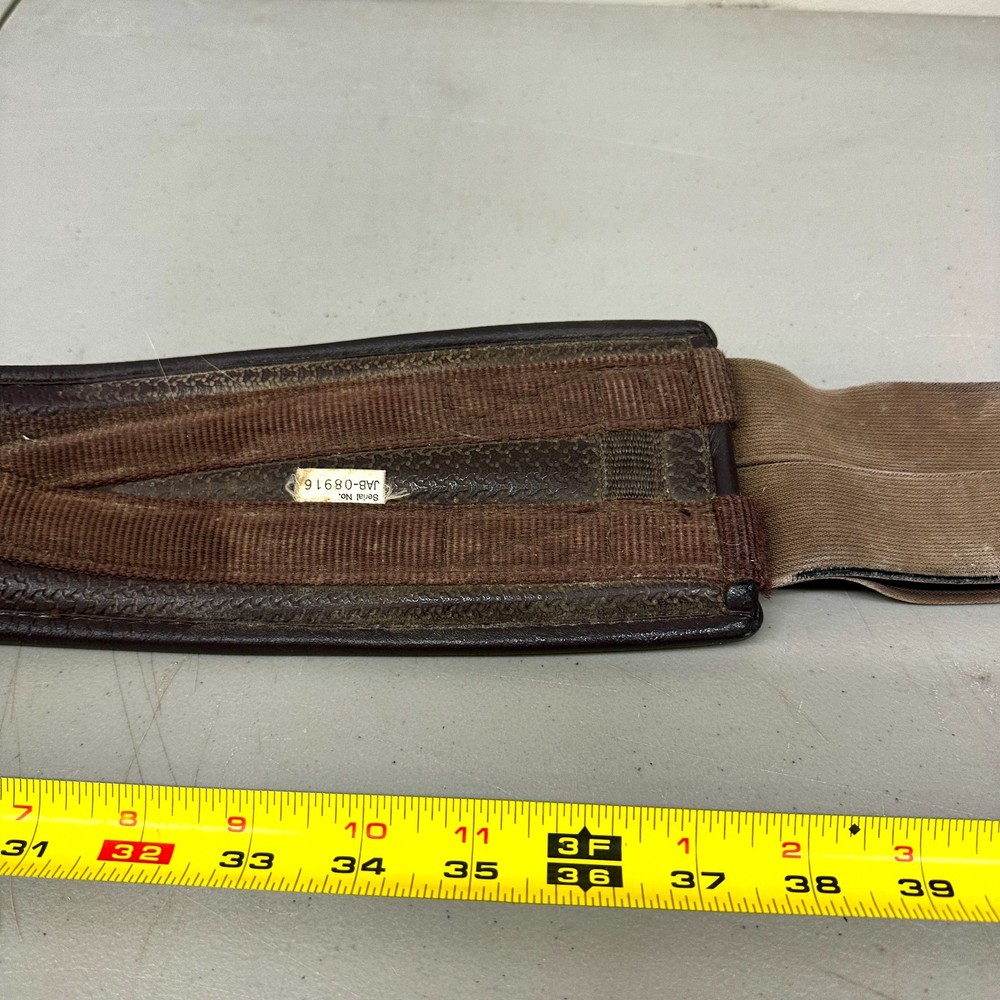 Leather Contour Hunter Girth 46”