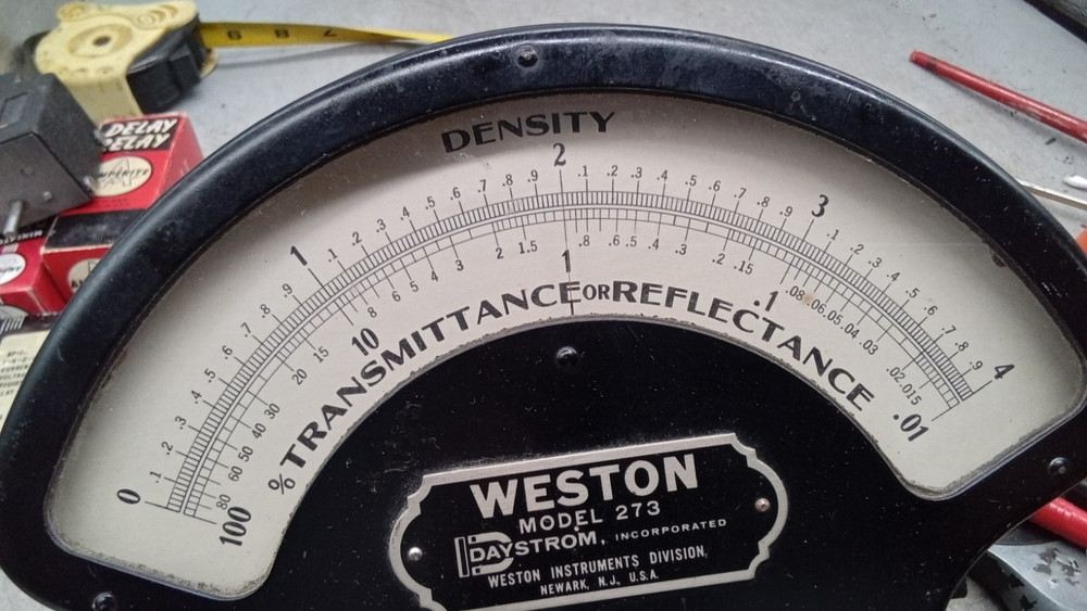 WESTON Model 273 / DENSITY % TRANSMITTANCE or REFLECTANCE