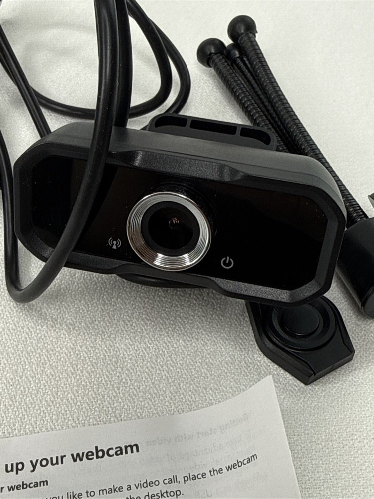 Webcam 1080p HD Computer Camera With Microphone For Laptop Or PC (USB)