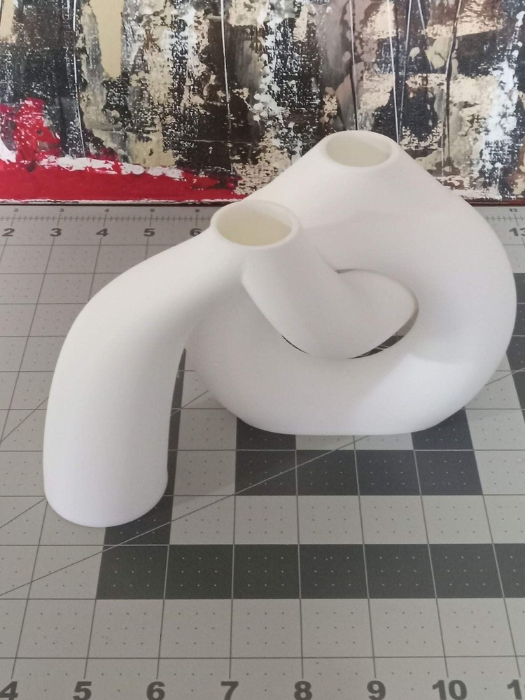 3D Printed Interlocking Toroidal Vase Set